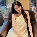 Váy Ren Hoa Yếm Xoè Nhẹ Nhàng Quý Phái ảnh 3