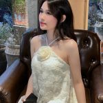 Váy Ren Hoa Yếm Xoè Nhẹ Nhàng Quý Phái ảnh 2