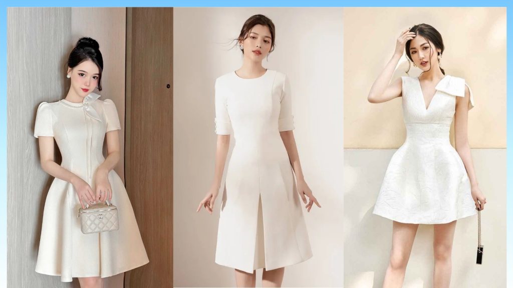 Top Các Kiểu Váy Giấu Bụng Tinh Tế Giúp Nàng Tự Tin Nhất Năm 2025 2 Váy chữ A là 1 trong các kiểu váy che bụng hách dáng